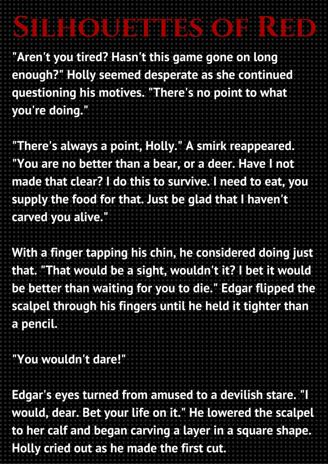 Excerpt of Silhouettes of Red (Diff. Font)